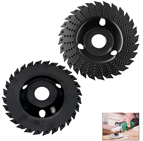 AYGCI Raspelscheibe Holz 125mm Holzfräser Flex Scheibe 125mm für Winkelschleifer Raspelscheibe mit Wellenschliff, 28 Zähne Holz Schleifscheibe für Winkelschleifer Kohlenstoffstahl C45 Raspelscheibe
