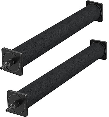 Pawfly 16 Inch Air Stone Cylinder for Larger Pumps Bubble Diffuser Release Tool for Large Aquariums Outdoor Pond Garden Circulation Systems and DWC Reservoirs, 2 Pack