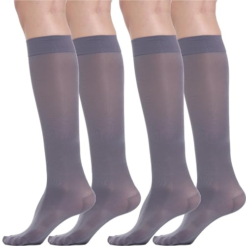 BEONTOP by Gambetti Gambaletti Compressione Graduata Donna 140 Denari 2Pz - Calze Compressione 22-23 mmHg, Riposanti, Contenitive, Elastiche Per Vene Varicose, Comfort Support Line - Made in Italy