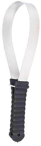 flexman Pferdestriegel, Multifunktional Sicherheits Pferdebürste, Striegel Pferd Spielzeug, Putzzeug für Pferde, Metallstriegel mit Soft Touch Griff für Reinigung von Schmutz und Losen Haaren