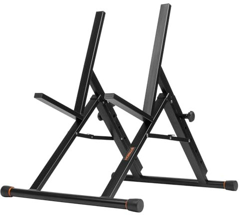STRICH Amp Guitar Stand, High Profile Guitar Combo Speaker Stand, Tilt Back Folding Amplifier Stand, Fully Collapsible, Black, SAT-03
