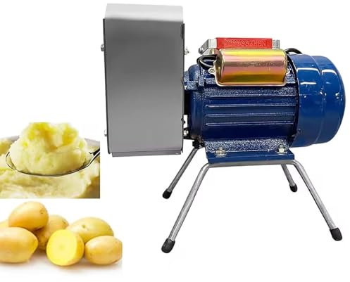 Schiacciapatate elettrico, schiacciapatate in acciaio inossidabile, potenza di uscita 20-30 kg/h, albero e ingranaggi di rettifica di precisione, pressa per fango commerciale per frutta e verdura