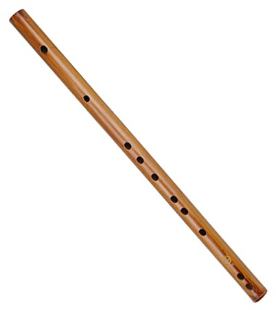 Mipcase Kleine Holzflöte für Anfänger Traditionelles Chinesisches Blasinstrument Kompakt Fein Gearbeitete Öffnung mit Aufbewahrungstasche