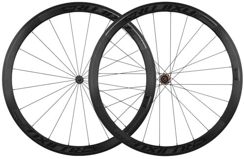 LSRRYD Aluminiumlegierung Fahrrad Laufräder 700C Rennrad-Radsatz Felgenbremse 30 40 50mm Fahrradfelgen Ratschensystem 36 Zähne 8/9/10/11/12-Gang-Kassette Schnellspanner Hinterrad Vorderrad(50mm)
