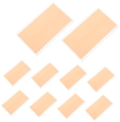 WOONEKY 10 Hojas Cinta para Extensiones de Pestañas Transpirable de Cinta Adhesiva para Maquillaje de Ojos para Párpados y Pestañas Salones de y Personal