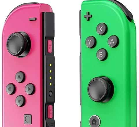 Wireless Controller for Swich,Replacement L/R Switch controllers Compatible with Switch/Lite/OLED, Support Motion Control/Wake-up/Dual Vibration