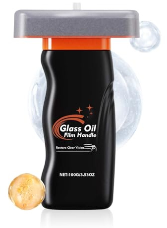 Spazzola per la pulizia delle pellicole di olio automobilistiche, 100 g, antipioggia, potente, per la pulizia dei vetri, per la manutenzione di veicoli, camper, SUV, finestre, parabrezza