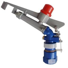 Landwirtschaft Bewässerung Sprinkler, 1 mit 20mm Reichweite, Schwerlast Schwinghebelregner aus Legierung, Verstellbarer Sprinklerkopf für Staubbindung, Baustelle & Industrie, Starker Wasserstrahl