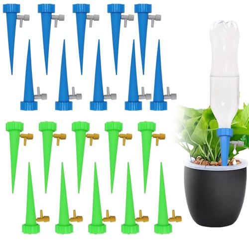 20 Piezas Riego por Goteo Automático Kit, Riego Por Goteo Para Macetas, Riego por goteo botella, Para Macetas Para Plantas, Flores y Jardines
