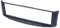 Audioproject A249 - Autoradio Radioblende 1-DIN kompatibel für Smart ForTwo BR 450 1998-2007 ohne Metallschacht Einbaurahmen blau