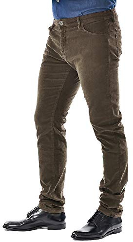 Evoga Pantaloni Uomo sartoriali in Velluto Invernali Casual