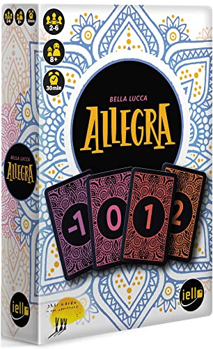 IELLO Allegra Jeu de cartes à partir de 8 ans 2 à 6 joueurs Temps de jeu de 30 minutes
