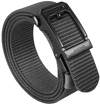 JUKMO Men's 1.5 Ratchet Nylon Tactical Work Belt
