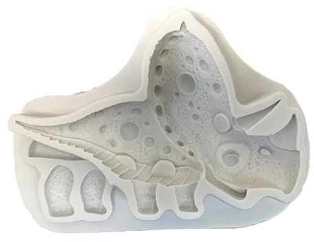 Moldes reutilizables para tartas de dinosaurio, molde de fondant, herramienta para hornear, triceratops, molde de silicona para decoración de fiestas infantiles, molde para hornear animales