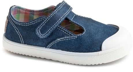 Pablosky Lona 979920, Zapatillas Unisex bebé, Azul, 21 EU Ancho