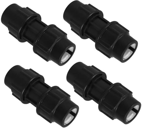 BESPORTBLE 4pièces Raccords De Tuyau Irrigation Plastique Adaptateurs De Raccords pour Système De à Connecteurs De Tuyau pour Irrigation De Jardin