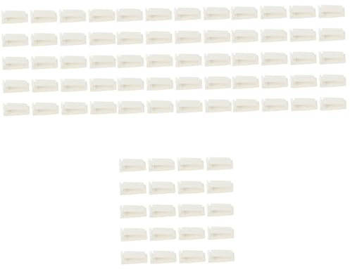 Angoily 80pcs Cable Hooks Cable Management White Cord Keeper Charging Cord Organizer Wire Holder