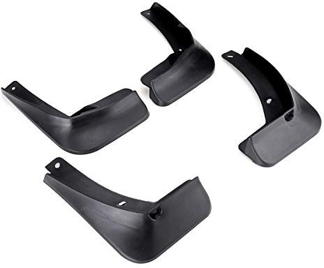 flaps auto kotflügel 4 Stück/Set Schmutzfänger, kompletter Satz vorne und hinten, Schmutzfänger vorne und hinten, for Kotflügel, passend for VW Golf Mk7.5 2017 2018 gummilippe auto kotflügel