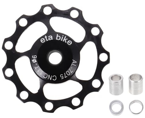 Happyyami 1stück Spannung Rad Förmiges Zahnrad Rad Für Fahrradtouren CNC-gefertigtes Hinterrad-Gear Pulley Kompatibel Mit Mountainbikes