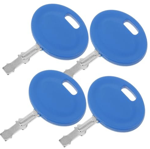NULYLU Clés de Contact pour Tondeuse à Gazon 4 Pièces en Métal et Plastique, Haute Compatibilité et Design Ergonomique, Accessoires de Rechange pour Démarrage Facile