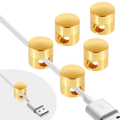 HekouJiub 5pcs support de charge de téléphone, support de câble de téléphone pour table de chevet, auto-adhésif réglable 2 en 1 câble de charge pour table de chevet bureau maison bureau mur