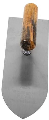 Mipcase Spatola per Intonaco in Acciaio Inox con Ergonomico Strumento Portatile per Lisciatura Cartongesso e Stuccatura Raschietto Piatto per Finitura Muratura
