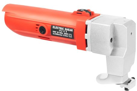 Elektrische Schere, 500W Elektrische Blechschere, Nibbler Metallknabber, 220V Mettal Blechschere, mit 3 Kohlebürsten, 2000rpm Leerlaufdrehzahl, 2.5mm Schnittbereich, für Präzises Schneiden von Metall