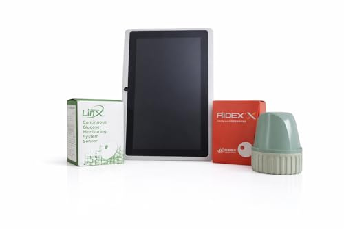 Blutzuckersensor inklusive Lesegerät – Kontinuierlicher Glukosesensor CGM zur Gewebezucker- und Blutzuckermessung – Einfach anzuwenden – Diskret & zuverlässig – Medizinprodukt