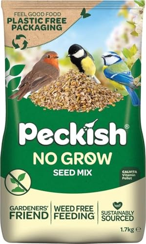 Peckish 60051272 No Grow Seed Mix for Wild Birds, 1.7 kg,package may vary