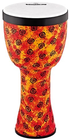Meinl Percussion Boom Series Djembe, Mehrfarbig (VR-SDJPO12-SH) | VivaRhythm Pop Off Djembe, Vorgestimmt, Abnehmbares Fell, Höhe 23 Zoll, Durchmesser 12 Zoll, Kunststoff