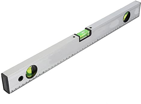 Vetrineinrete® Livella a bolla magnetica in alluminio strumento per misurazione orizzontale verticale 45 ° precisione 1mm/m righello 80 100 cm 91838 C28 (80 cm)