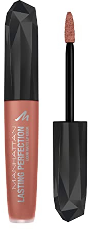 Manhattan Lasting Perfection Liquid Matte Lip Color, Fb. 120 Noho Mocha, flüssiger Lippenstift, ultra-matt, 5,5 ml