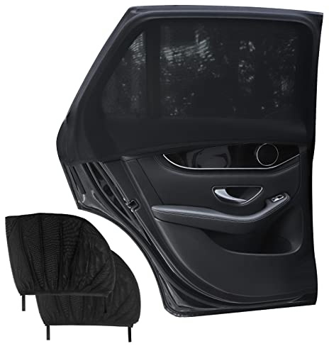 Lechin Auto Sonnenschutz Baby, Universal Netz Seitenscheibe, 2 Stück L