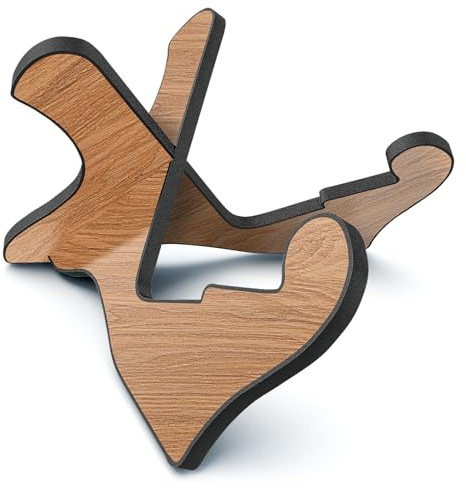 LALAOKS 1Pair Guitar Stand Wooden Guitar Stand Portable Folding Instrument Holder for Acoustic Classic Electric Bass Guitar Sapele