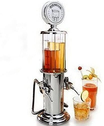 Torre De Cerveza, Torre De Kegerator De Grifo Doble Ajustable, Torre De Cerveza De Barril De Acero Inoxidable, Torre Dispensadora De Cerveza De Columna De Diámetro, Para El Hogar Y El Bar,Double head