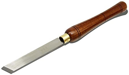 KEEBI 1 Stück HSS Drechselmeißel 16mm/25mm Plain Skew Meißel, 420mm Holz Drechselmeißel Drehmeißel Hobelmesser HSS Klinge Walnuss Griff Holz Drechselwerkzeuge (Color : 1 x 16mm(0.625 inch))