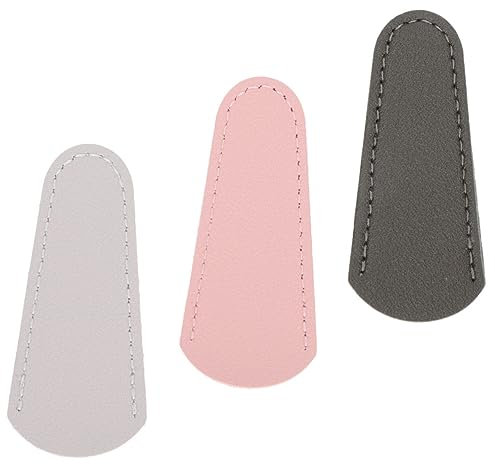 EXCEART 3-Teiliges Scherenset Scherenhülle Scherenhülle Sicherheitsleder Scherenhülle Stickschere Haarschneidezubehör Schere Aufbewahrungshülle Scherenschutz Haushaltswerkzeug