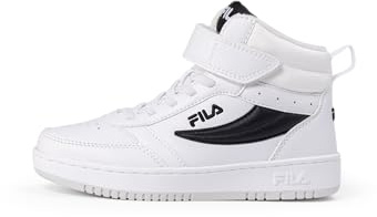 FILA FILA REGA NF Mid Velcro Kids, Basket, White-Black,