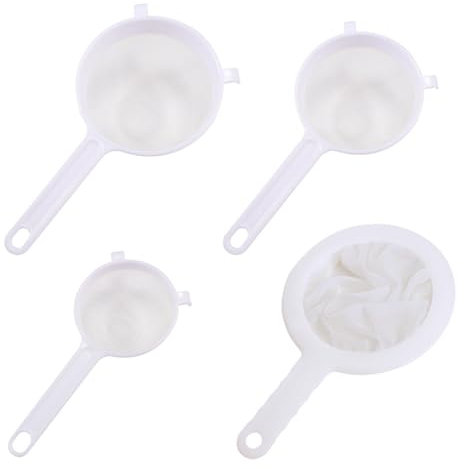 Colador De Cocina De 3 Piezas, Colador De 1 Pieza, Colador De Azúcar En Polvo, Juego De Colador De Cocina, Colador Doméstico, Colador De Mango Largo