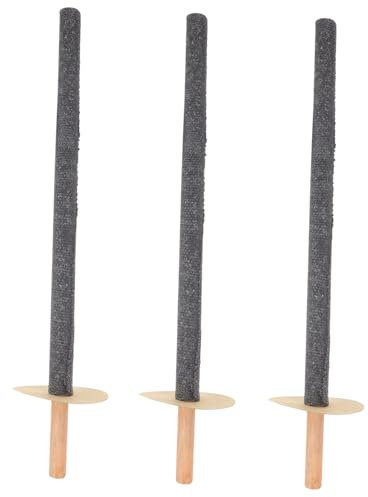 CAXUSD Lot De 3 Torches De Jardin D'extérieur Avec Piquet Torches Portables En Toile Cirée Pour Patio Événement Extérieur