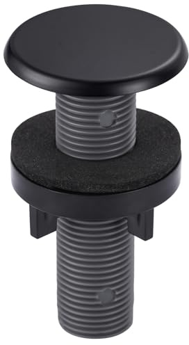 ARCORA Kitchen Sink Hole Cover: Premium Faucet Hole Plate Stopper Plug, Countertop Extra Hole Plastic Cap for Soap Dispenser Sprayer Tap, Matte Black