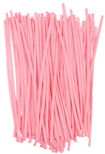 BESPORTBLE Lot De 100 Ballons Longs à Modeler 260 En Latex Rose Pastel, Ballons De Fête Diy Pour Garçon Et Filles Et Adultes, Création Et Décoration D’anniversaire, Mariage Et Évènements Festifs