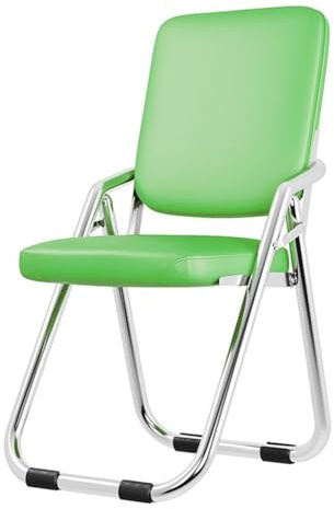 Kraftiga fällstolar i metall – lätt bärbar PU-vadderad sits för kök, kontor, picknick – hållbar gästsittplatser