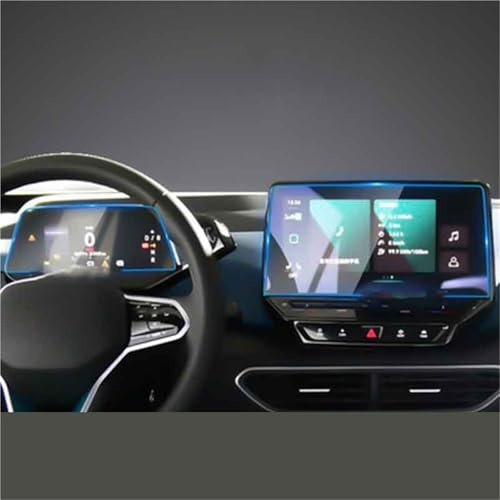 For VW For ID.3 For ID.3X For Cockpit 2020 2021 Car Instrument GPS Tempered Glass Protective Film (2)