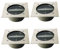 TOSHIN Luces Solares Led Exterior, 4 Pack 3 LED Luz Solar de Jardín Suelo P65 ImpeIrmeable Lámpara solar para jardín, Entrada de Garaje, Decoración Iluminación de Camino (Blanco Frío, Cuadrado)