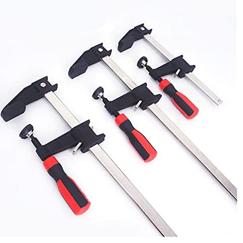 SYHML-SHOP F Clamps Bar Clamp, Heavy Duty F Bar Clamp 6/12/18/24 Inch Ratchet Quick Release Squeeze Wood Metal Clutch Woodworking Carpentry Hand Tools (Size : 24inch Random Color)