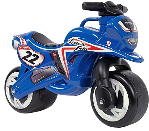 Laufrad Honda Africa Twin für Kinder ab 18 Monaten ohne Pedale mit Breiten Rädern ergonomischem Design und Tragegriff by INJUSA