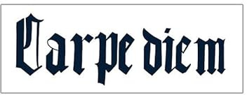 2 PCS Brazo Tatuaje Temporal Pegatina Hombres Impermeable Duradero Jugo De Hierbas Flor Letra Inglesa Carpe Diem