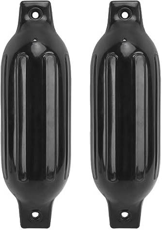 Bootsfender, 2er-Pack Bootsstoßstangen, Kotflügel Zum Andocken, 4,5'' X 16'' Aufblasbares Bootsstoßstangen-Set, Marine-Bootsstoßboje für Yachten, Segelboote, Pontons, Ruderboote