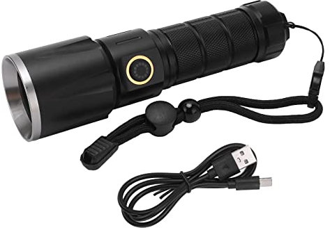 UPQRSG Linterna UV, Linternas de Luz Negra Estables Seguras a Prueba de Golpes a Prueba de Agua de Aleación de Aluminio, Linterna de Luz Negra Tenaz y Duradera Potente, para Moneda, Pasaporte